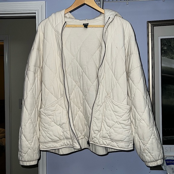 Wild Fable Quilted Hooded Zip Up Jacket - Picture 2 of 13